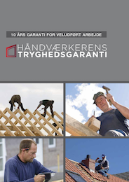 Håndværkerens Tryghedsgaranti brochure forside
